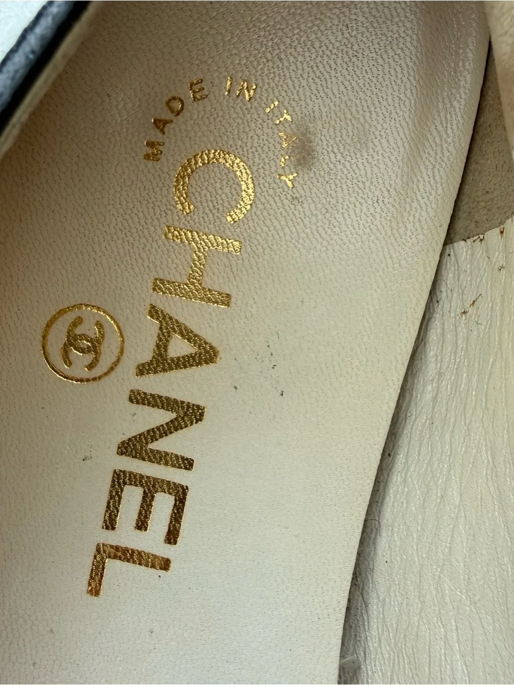CHANEL women ballet shoes black/white size 36 EU Authentic